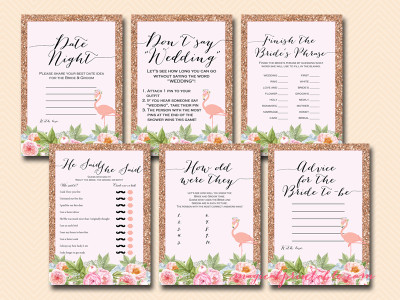 Instant Download Bridal Shower Games - Magical Printable