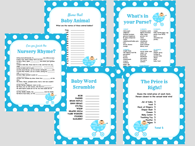 baby shower games activities page 1 magical printable