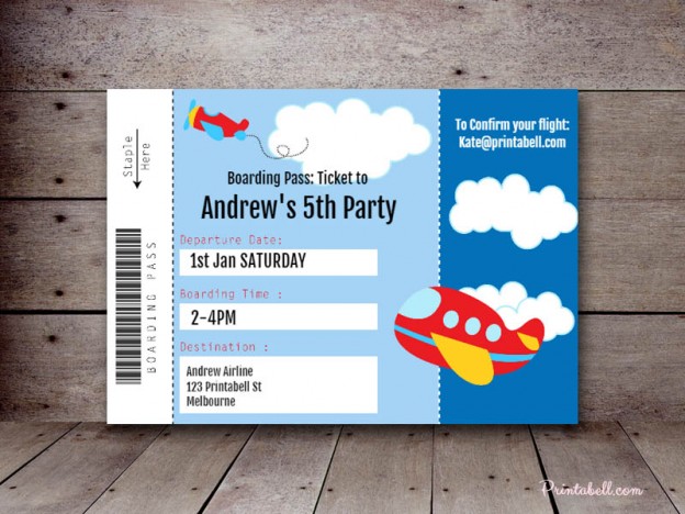 Editable Birthday Invitations - Magical Printable