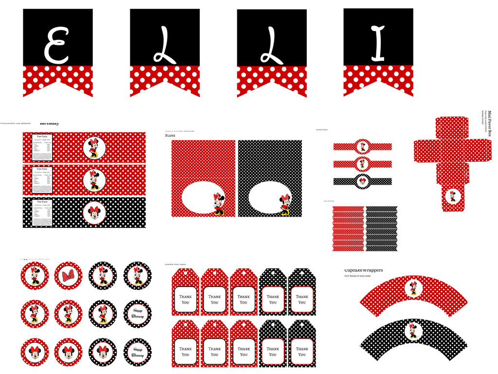 Minnie Mouse Birthday Pack - Magical Printable