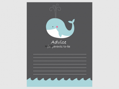 Blue Whale Advice Mommy to be