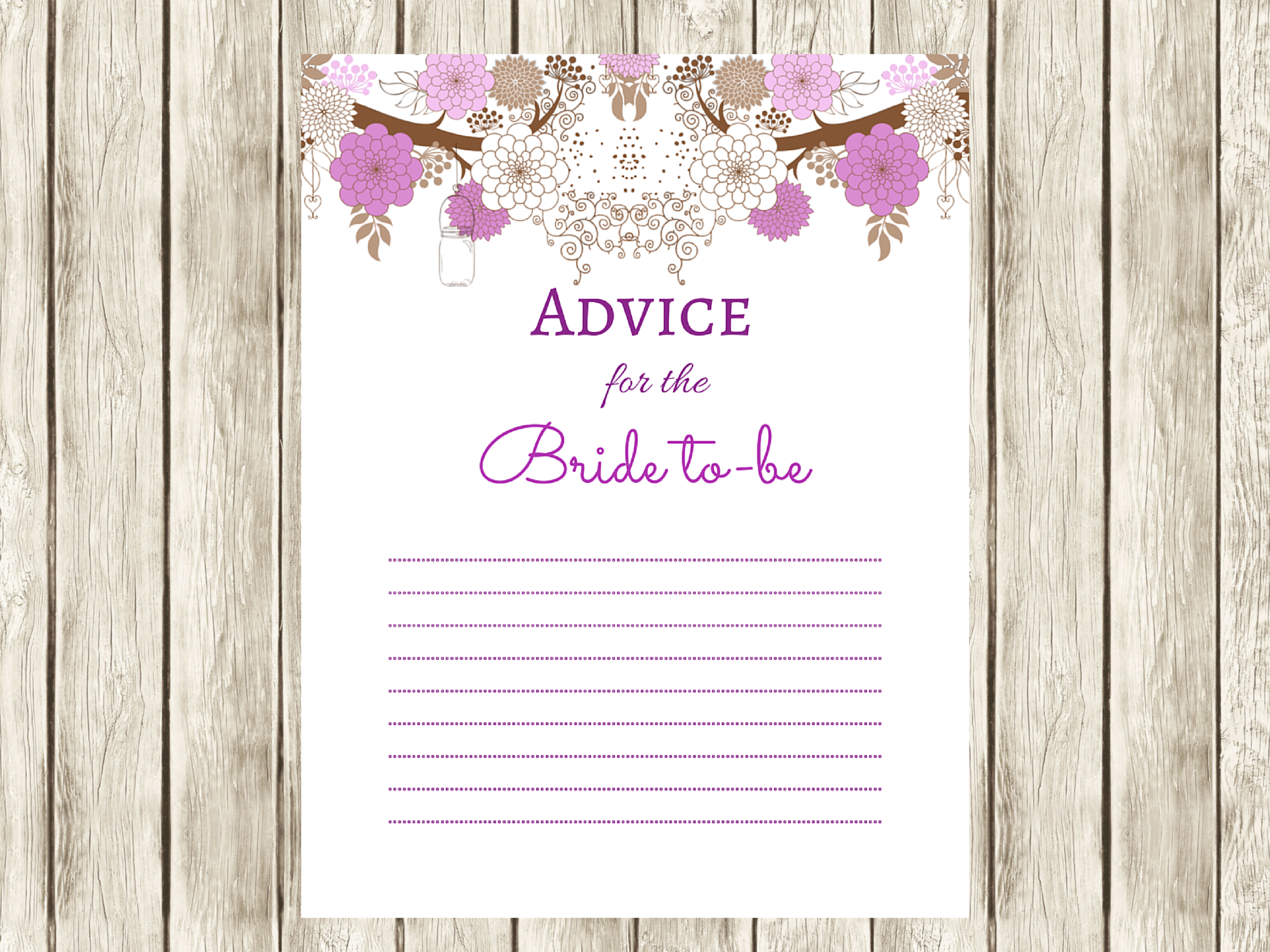 purple-advice-for-bride-to-be-magical-printable