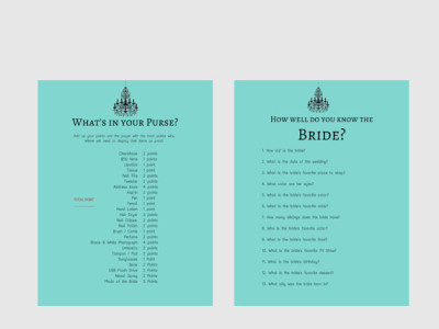 Breakfast at Tiffany's Bridal Shower Games4