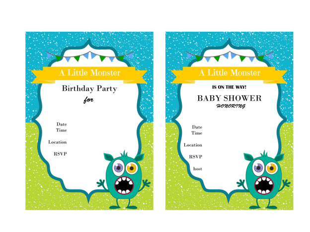FREE Download Little Monster Printable - Magical Printable