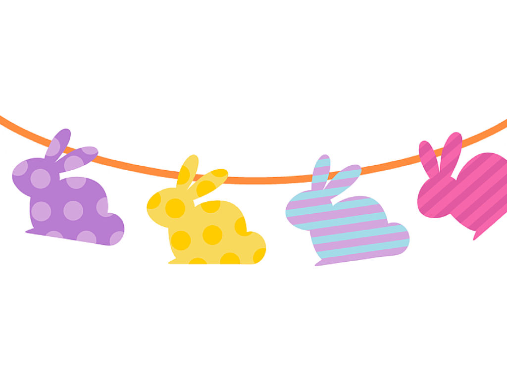 FREE Printable Easter Banner Cupcake Toppers Magical Printable