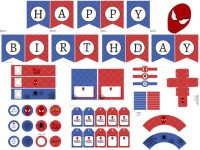 Spiderman Birthday Pack - Magical Printable