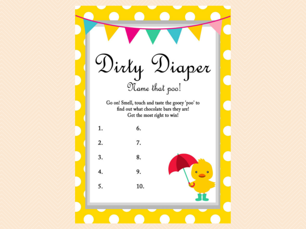 Whimsical Duck Baby Shower Games - Magical Printable