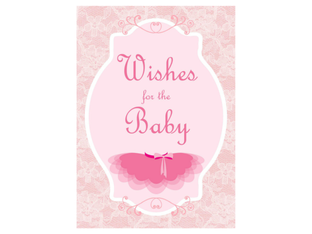 Tutu, Ballerina Baby Shower Game - Magical Printable