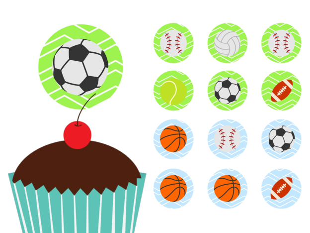 Cupcake Toppers 2" Archives - Magical Printable