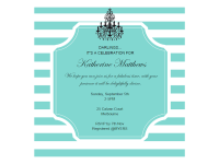 Editable Tiffany Invitations - Magical Printable