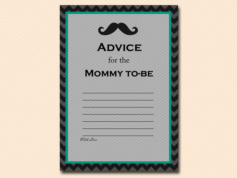 advice-mommy-to-be - Magical Printable