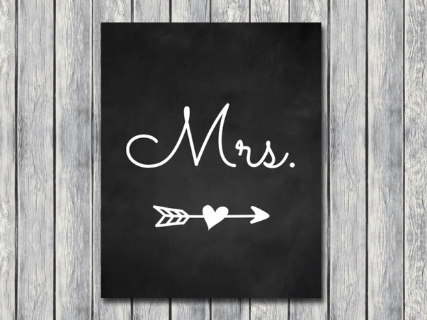 Chalkboard Wedding Signage - Magical Printable