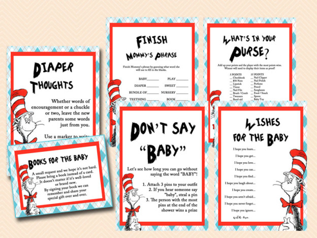 Dr Seuss Baby Shower - Magical Printable