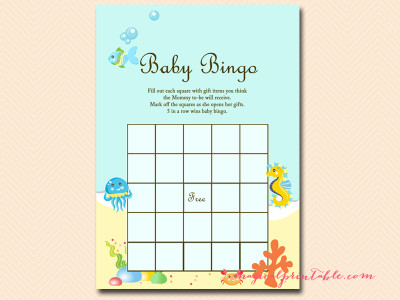 baby bingo under the sea