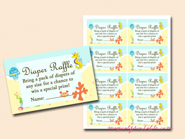 Under the Sea Baby Shower Game Package - Magical Printable