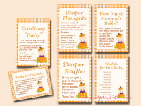 FREE Pumpkin Baby Shower Game Pack - Magical Printable