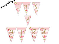 FREE It's a Girl Banner - Magical Printable