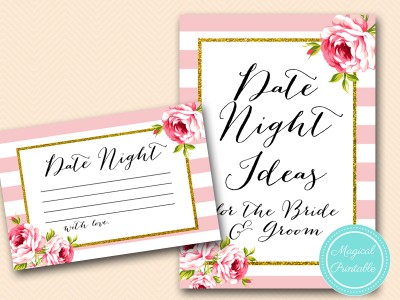 BS11-date-night-idea-sign-pink-floral-bridal-shower-games