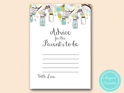 advice-for-parents-rustic-teal-mason-jar-baby-shower-game-tlc146
