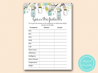 guess-the-feature-baby-trait-rustic-teal-mason-jar-baby-shower-game-tlc146