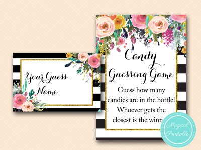 BS402-candy-guessing-game-bottle-FLORAL-GOLD-BRIDAL-SHOWER-GAME