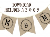 Rustic Wreath Banner - Magical Printable