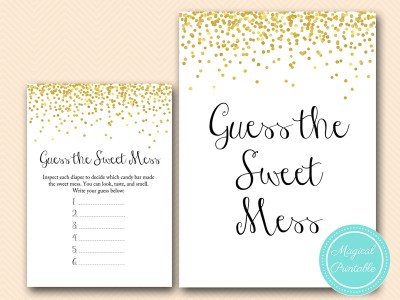 TLC148-sweet-mess-sign-gold-baby-shower-games-confetti-sprinkle