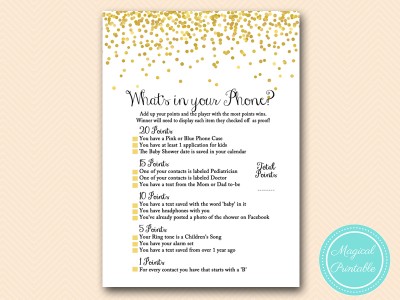 TLC148-whats-in-your-phone-gold-baby-shower-games-confetti-sprinkle