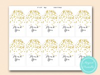 Gold Confetti Sign &amp; Decor Printable - Magical Printable