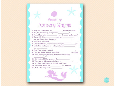tlc125-nursery-rhyme-finish-mermaid-baby-shower-game