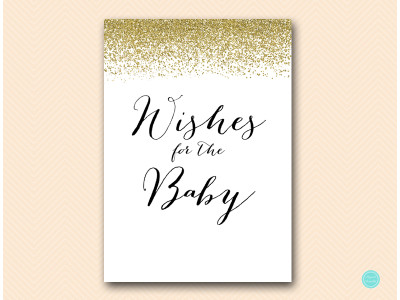 tlc87-wishes-for-baby-sign-gold-baby-shower-game