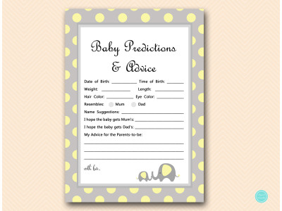 tlc32-yellow-baby-prediction-and-advice-aust-yellow-elephant-baby-shower