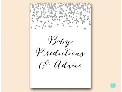 tlc149-baby-predictions-and-advice-sign-silver-baby-shower-game