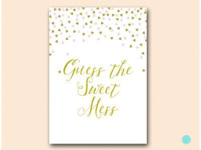 tlc484-sweet-mess-guess-sign-pink-gold-baby-shower-game
