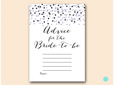 bs496-advice-for-bride-card-lavender-silver-bridal-shower-hens-party