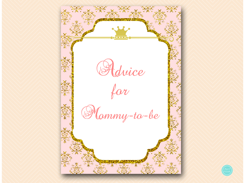 Royal Princess Baby Shower Game Pack - Magical Printable