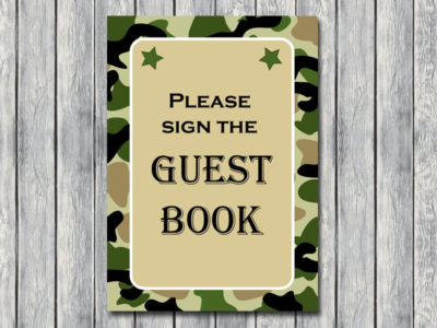 sign - guestbook-camo-baby-shower-games