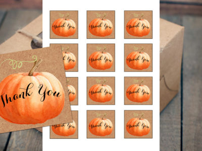 pumpkin thank you tags little pumpkin halloween kraft paper