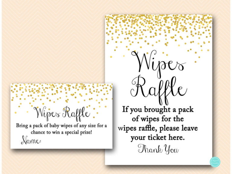 gold-confetti-baby-wipes-raffle-ticket-and-sign