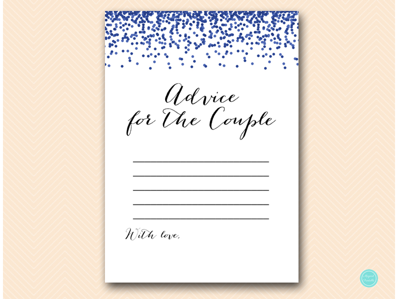 Navy Blue Gay Wedding Shower Games Pack - Magical Printable
