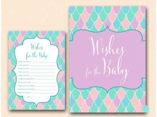 TLC531-wishes-for-baby-pink-purple-aqua-mermaid-baby-shower-game
