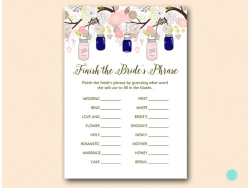BS479-finish-brides-phrase-navy-blue-pink-mason-jars-shower-game