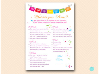 BS136-whats-in-your-phone-fiesta-bridal-shower-game