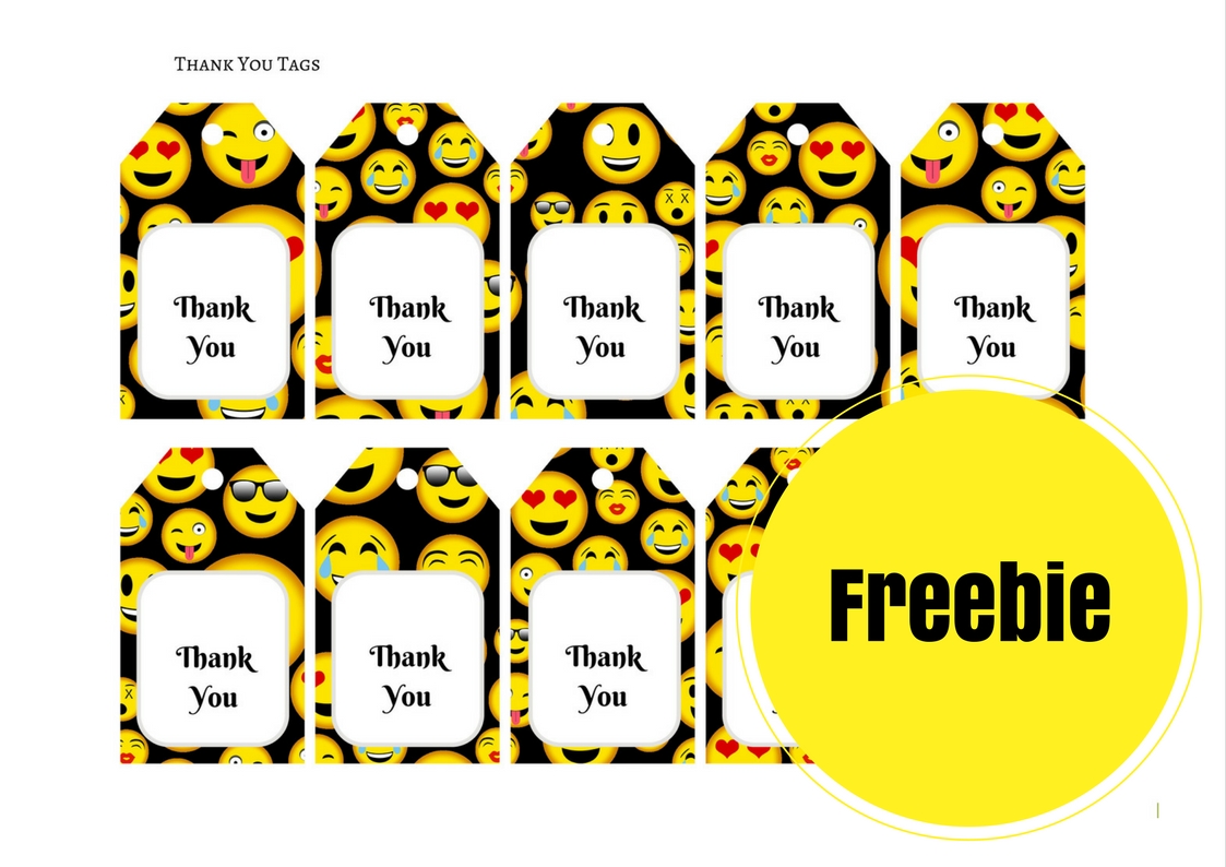 Free Emoji Baby Shower Party Printables - Magical Printable