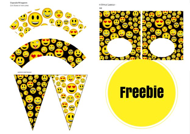 Free EMOJI Birthday Party Printable - Magical Printable