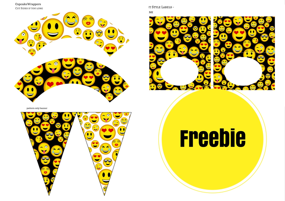 Free Emoji Baby Shower Party Printables - Magical Printable