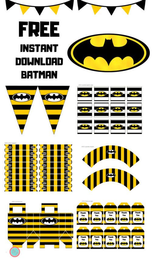 free batman party printable magical printable