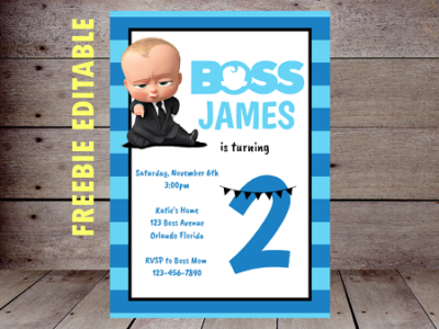 Free Boss Baby Party Printable - Magical Printable