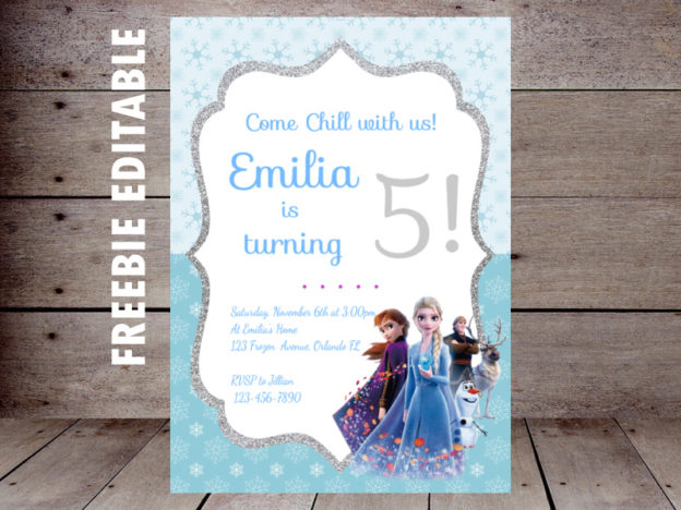 FREE Frozen 2 Party Printable - Elsa and Anna