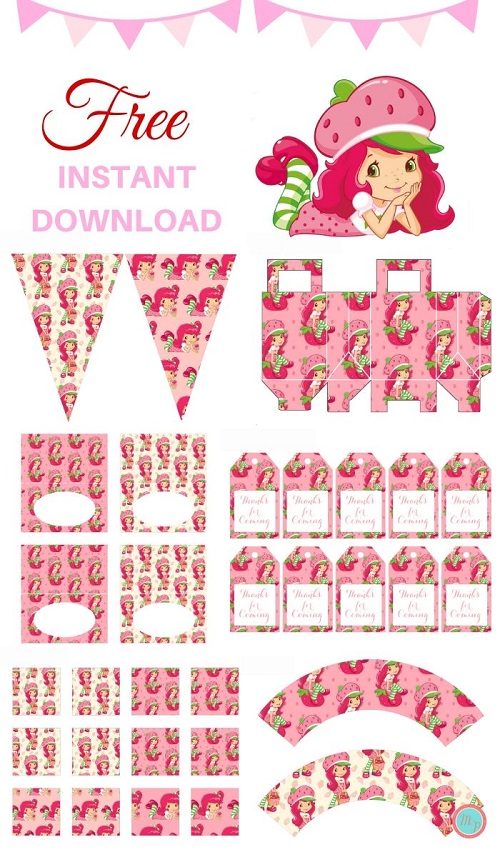 FREE-Strawberry-on-Shortcake-party-printable-download